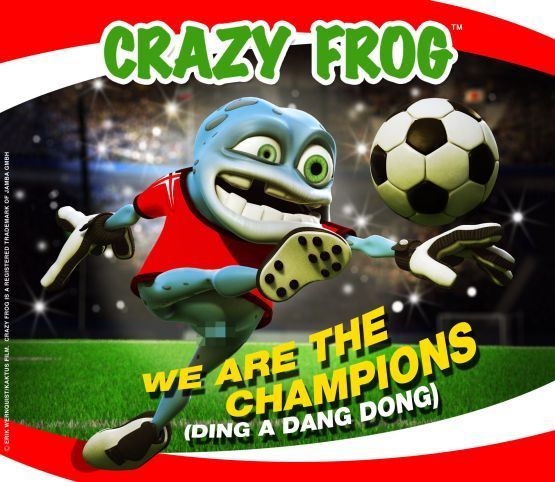 Crazy Frog 'We Are The Champions' single cover