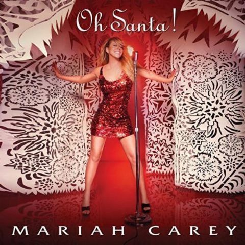 Mariah Carey 'Oh Santa!' single cover