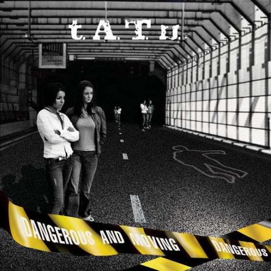 Lena Katina and Julia Volkova of t.A.T.u., seen here on their 'Dangerous and Moving' album cover, aren't pretending to be lesbians, according to Lena