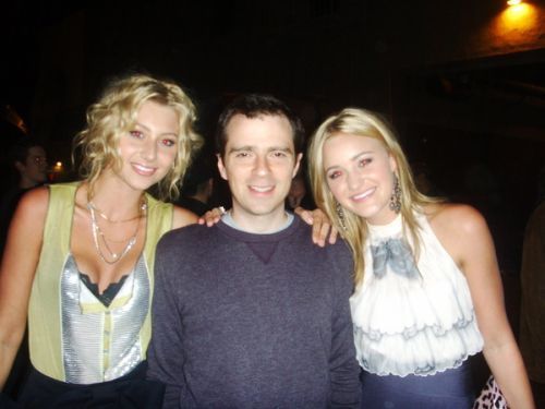 Aly & AJ at T-Mobile Party with Rivers Cuomo