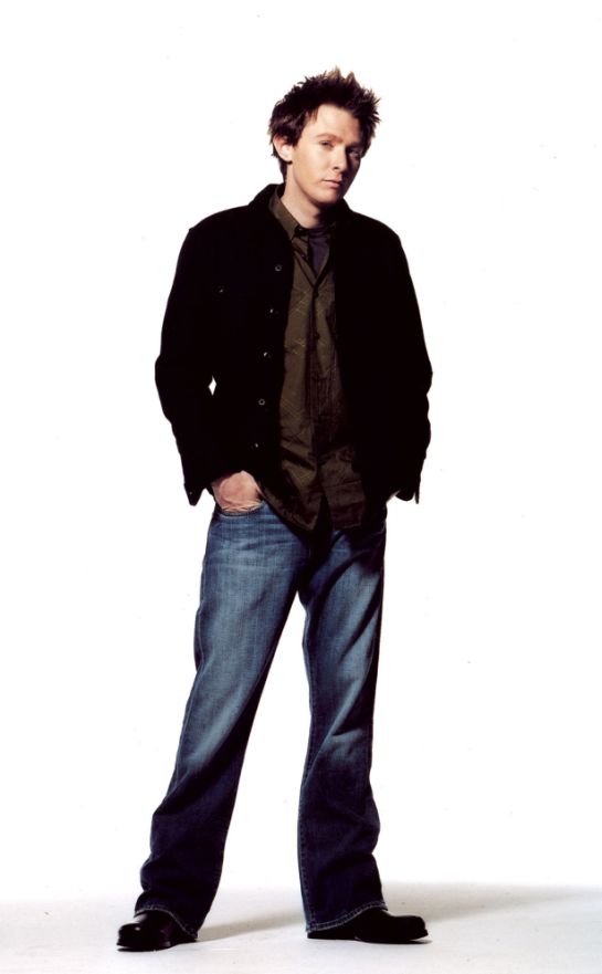 Clay Aiken hands in his pockets