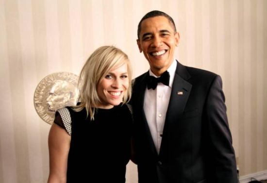 Natasha Bedingfield and Barack Obama