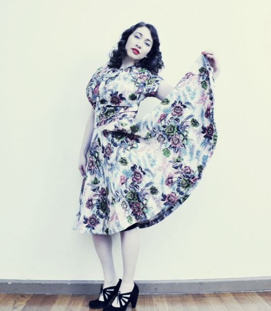 Regina Spektor in a dress