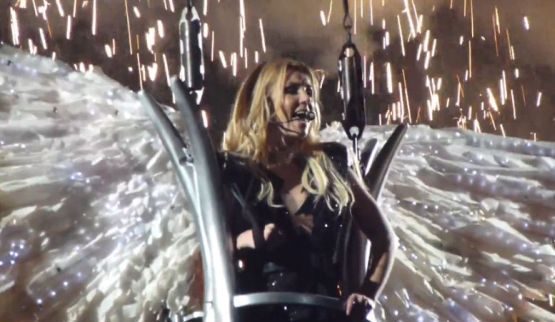 Britney Spears live during 'Till The World Ends' performance