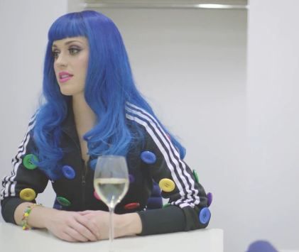 Katy Perry being interviewed