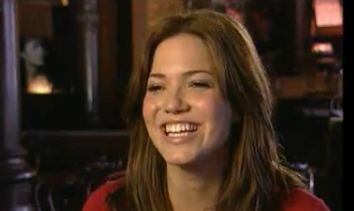 Mandy Moore shows her teeth with a big smile while talking about her new album 'Wild Hope'