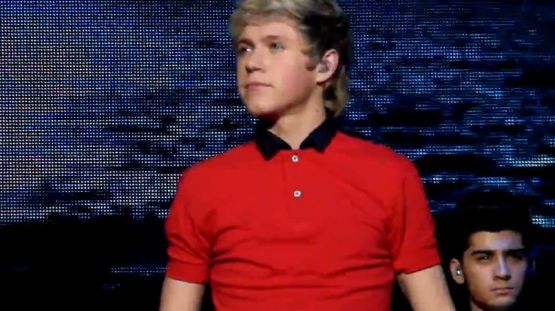 One Direction member Niall Horan live